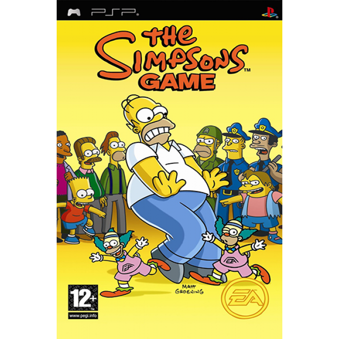 The simpsons game para psp cso 1